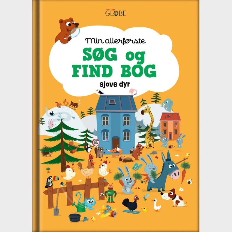 Min allerfrste sg og find bog - Sjove dyr