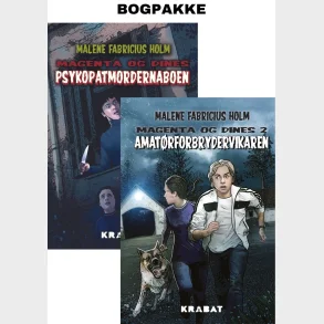 Bogpakke Psykopatmordernaboen og Amatrforbrydervikaren