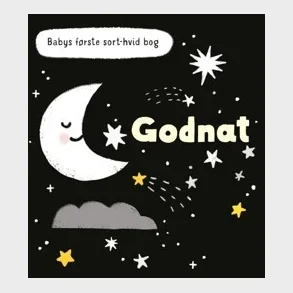 Babys frste sort-hvid bog GODNAT