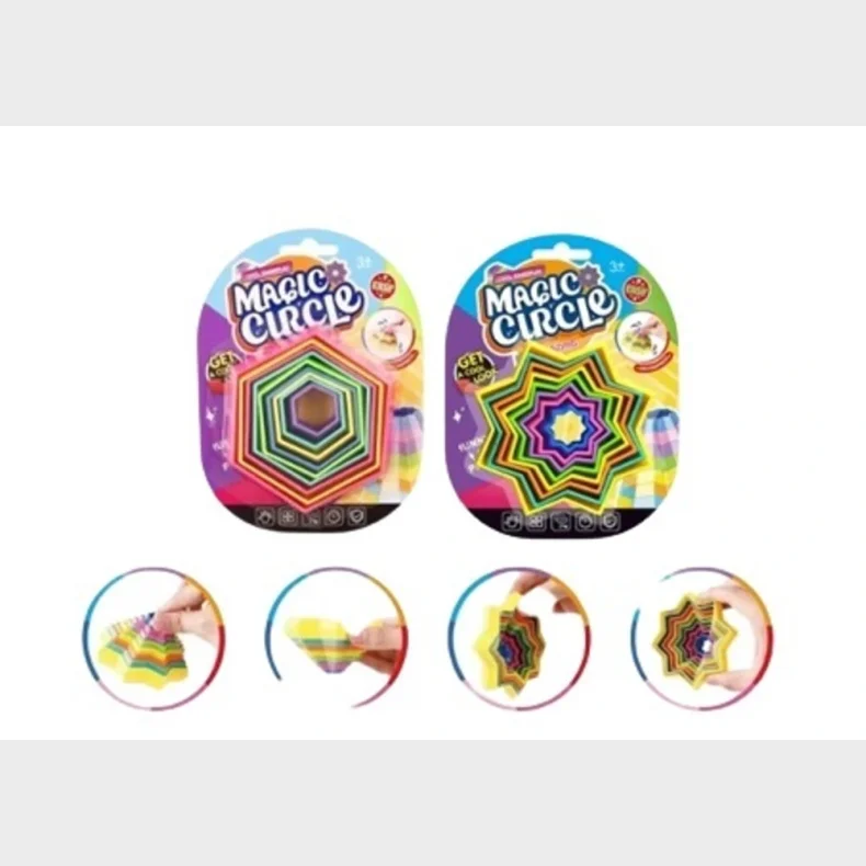 Magic Circle 3D Fidget 9 cm asst