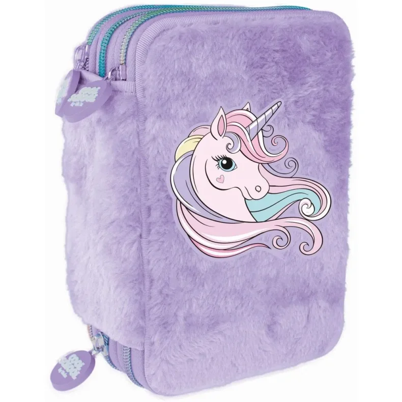 Tinka trippel unicorn lilla m/indhold
