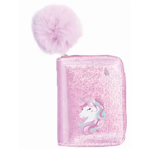 Tinka unicorn rosa m/plysvedhng og lynls