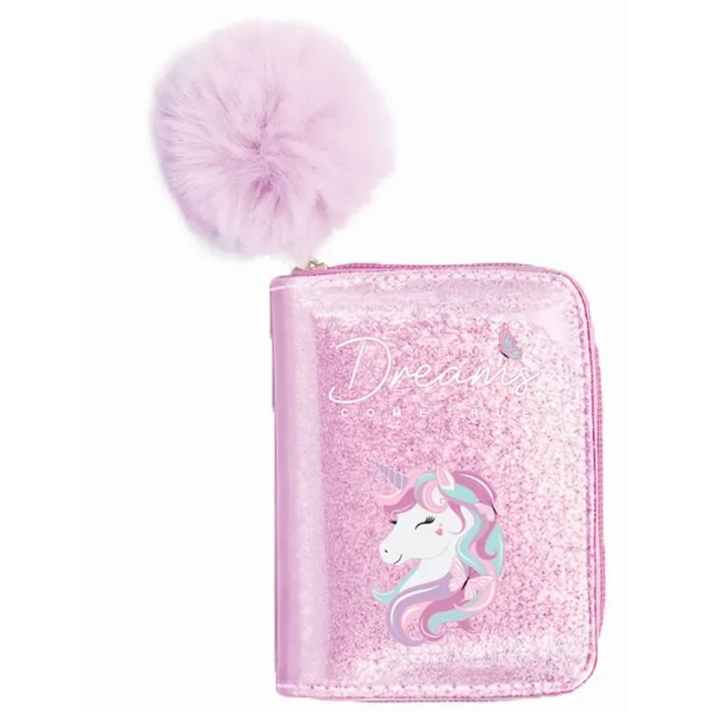 Tinka unicorn rosa m/plysvedhng og lynls
