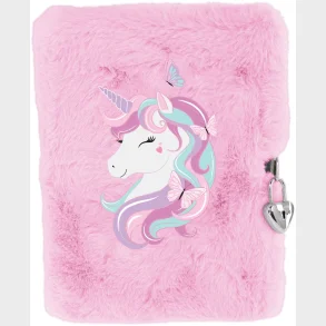 Tinka plys unicorn rosa m/hjertels