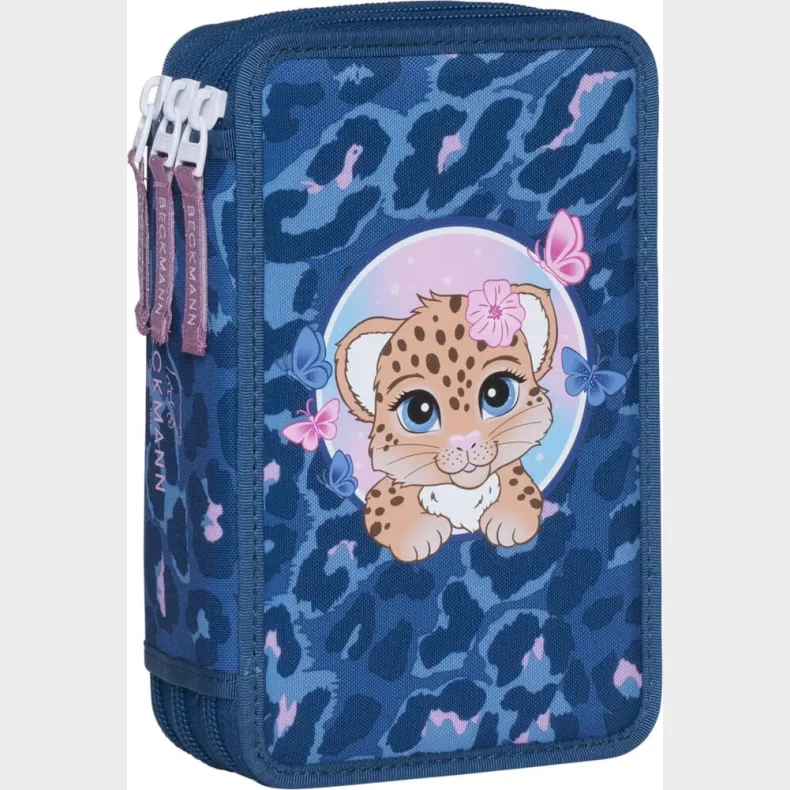 Penalhus Beckmann Triple Cheeta M/Indhold