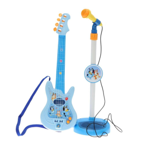 Bluey Guitar og mikrofon s�t