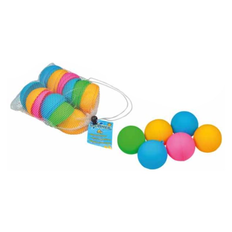 Pustefix | Genopfyldelige vandbombebolde, 6 stk