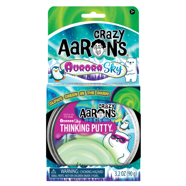 Crazy Aarons | Thinking Putty Large - Aurora Sky