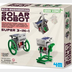 4m - Eco-engineering 3-in-1 Mini Solar Robot - (4m-3377)