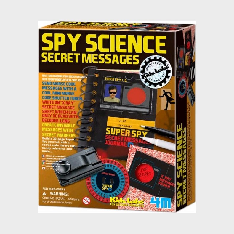 4m Kidzlabs - Spy Science - Secret Message