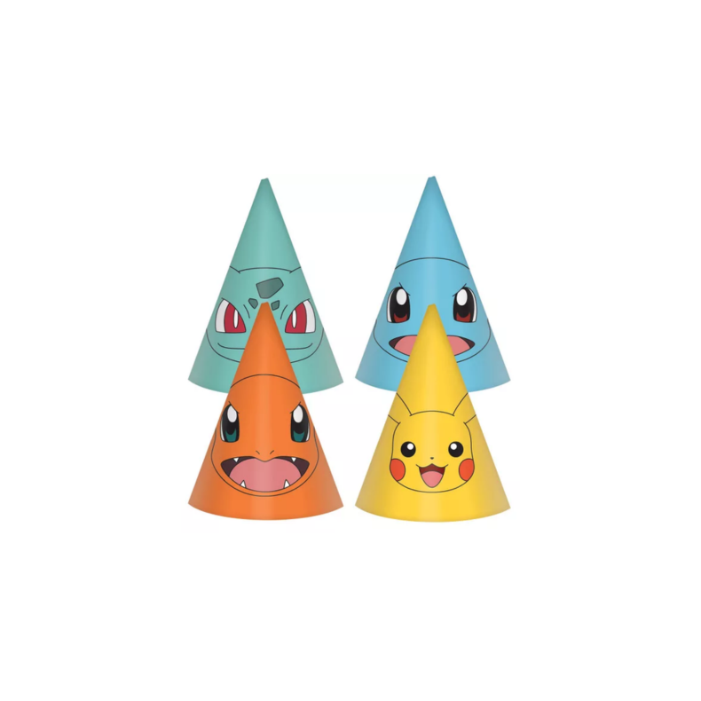 Pokmon fdselsdagshatte - 8 stk.