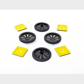 MAG Polydron | Tilbehr: Hjul | 8 dele