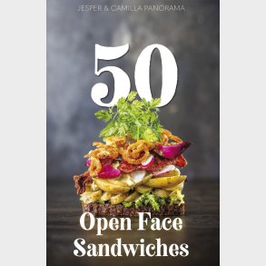 50 Open Face Sandwiches - Jesper - English Book