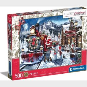 500 Puslespil Hqc Train Station Brikker