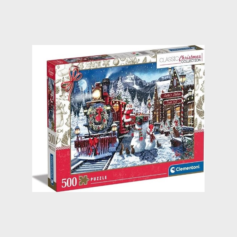 500 Puslespil Hqc Train Station Brikker