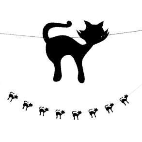 Carnival Toys | Papirguirlande - Katte, 300 cm