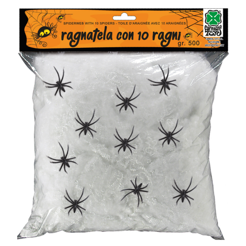 Carnival Toys | Spindelv�v m. edderkopper, 500 gram