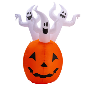 Carnival Toys | Oppusteligt Halloween-grskar med lys, 180 cm
