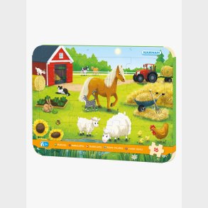 K�rnan Rammepuslespil P� Bondeg�rden 16 Brikker