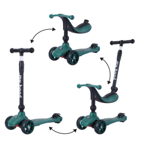 My Hood | Lbehjul/Lbecykel - Kick'n'Ride, Mrkegrn