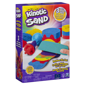 Kinetic Sand regnbues�t, 3 farver.