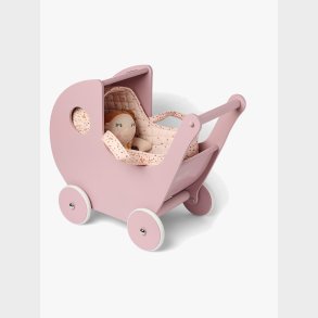 Smallstuff Dukkevogn Fremstillet Af Tr�, Pink