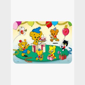 K�rnan Bamse Verdens St�rkeste Bj�rn Knoppuslespil 8 Brikker