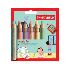 3i1 farveblyanter, 6 farver