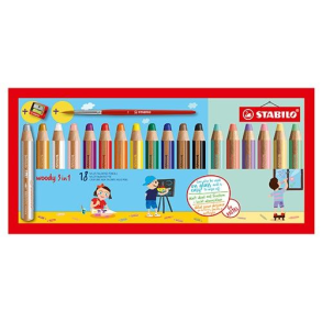 3i1 Farveblyanter, 18 farver