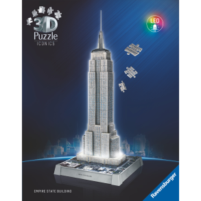 Ravensburger | 3D puslespil LED m. 216 brk. - Empire State