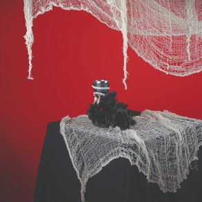 Lokki | Flnset klde - Hvidt (55 x 350 cm)