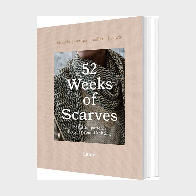 52 Weeks Of Scarves - Laine - English Book