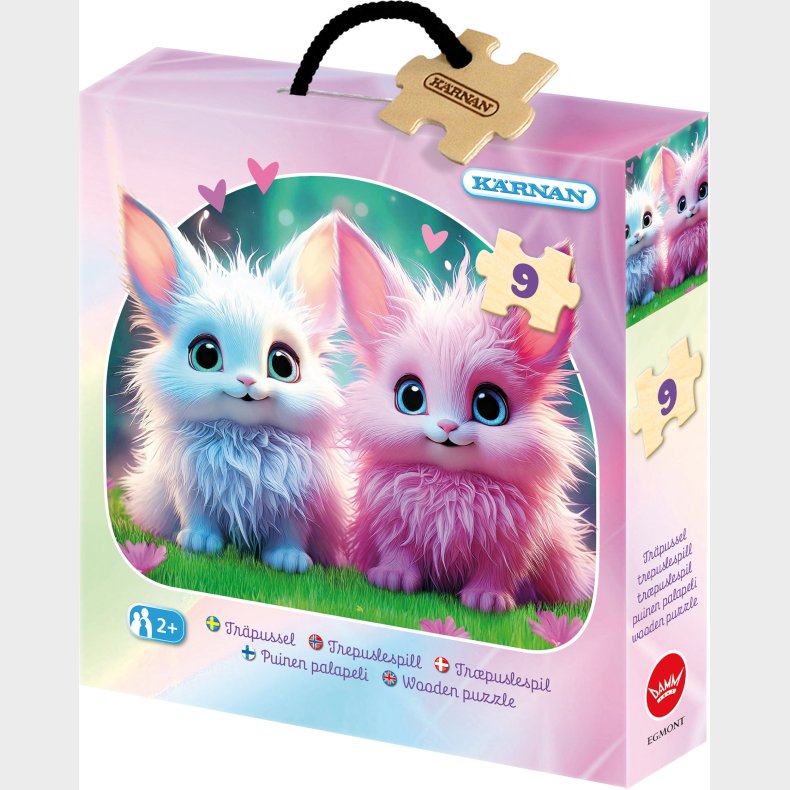 Krnan Trpuslespil Fantasidyr 9 Brikker