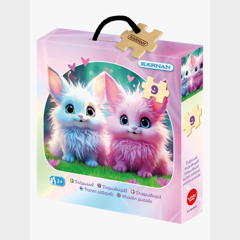 K�rnan Tr�puslespil Fantasidyr 9 Brikker