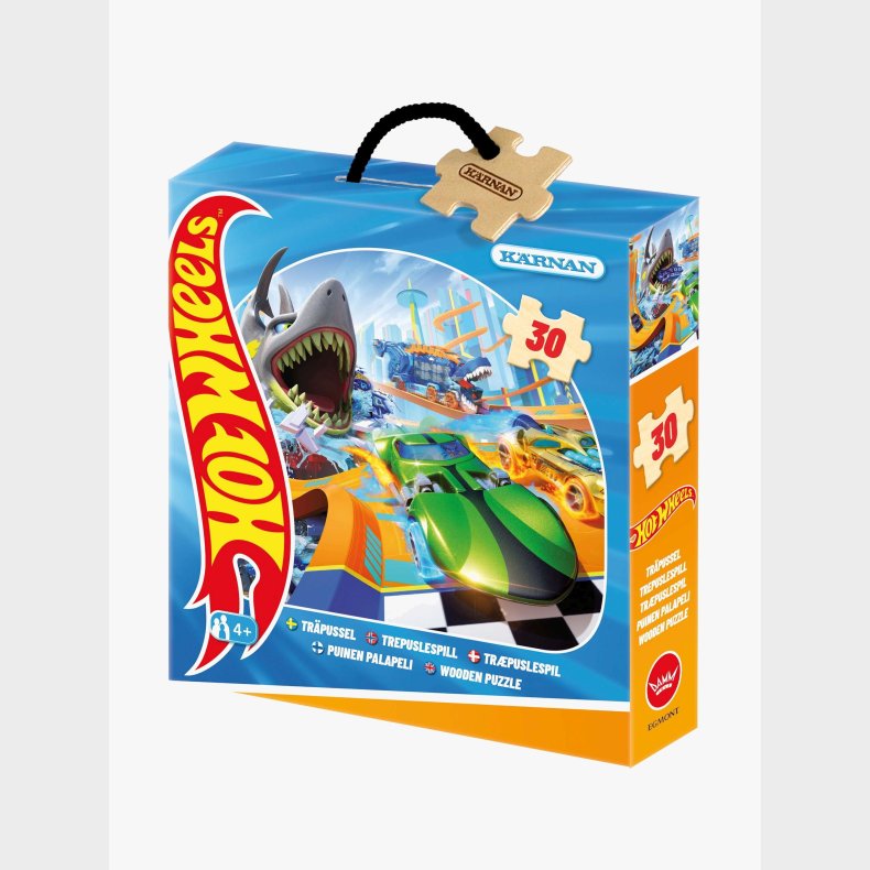 K�rnan Hot Wheels Tr�puslespil 30 Brikker