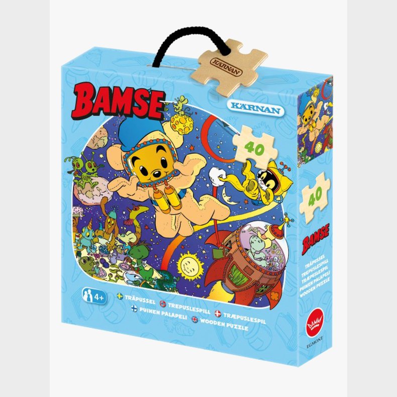 K�rnan Tr�puslespil Bamse Rumtema 40 Brikker