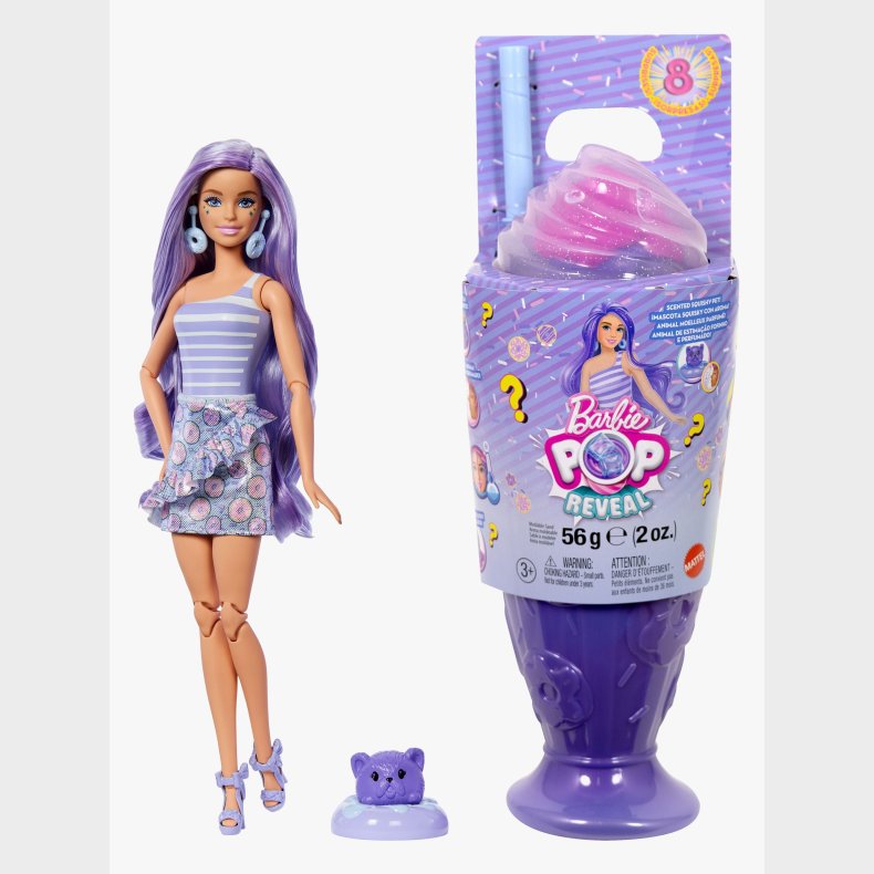 Barbie Pop Reveal Dukke Treats Series, Lilla