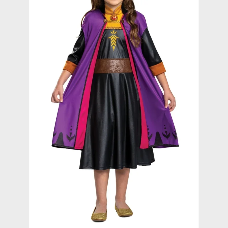 Frozen Anna kjole lilla str 3-4 �r EU XS