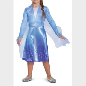 Frozen Elsa kjole bl� str 7-8 �r EU M