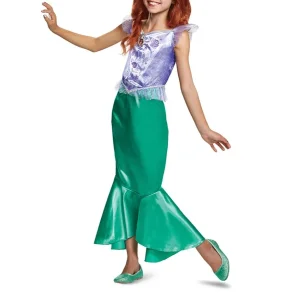 Ariel kjole gr�n lilla str 7-8 �r EU M