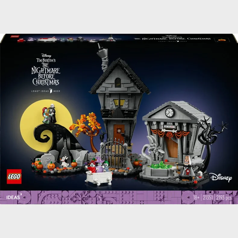 21351 LEGO Icons Disney Tim Burton&apos;s The Nightmare Before Christmas