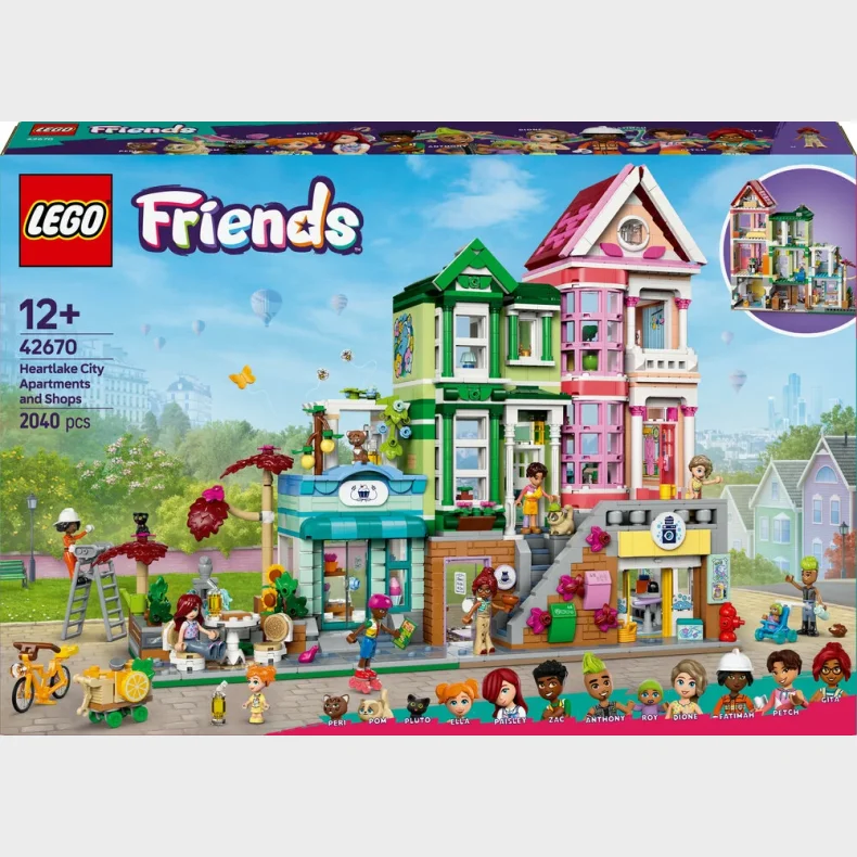 42670 LEGO Friends Heartlake City lejligheder og butikker