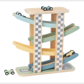 Kinder and Kids Bilbane med biler, 4 stk