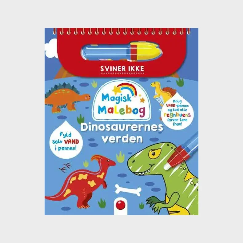 Magisk malebog: Dinosaurernes verden