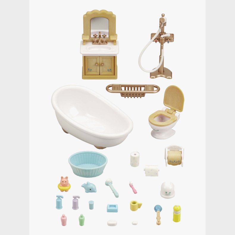 Sylvanian Families Dukkehustilbeh�r Landligt Badev�relse