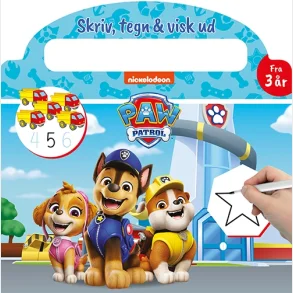 Paw Patrol - Skriv og visk ud (papbog med ikke-permanent pen)