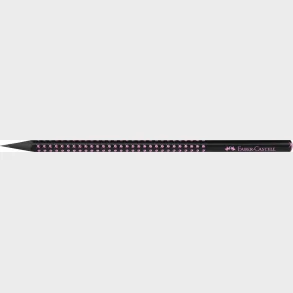 Blyant Faber-Castell Sparkle Sort M/ Pink Glitter