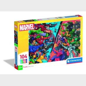 Puslespil Clementoni Marvel vs Heroes 104 brikker