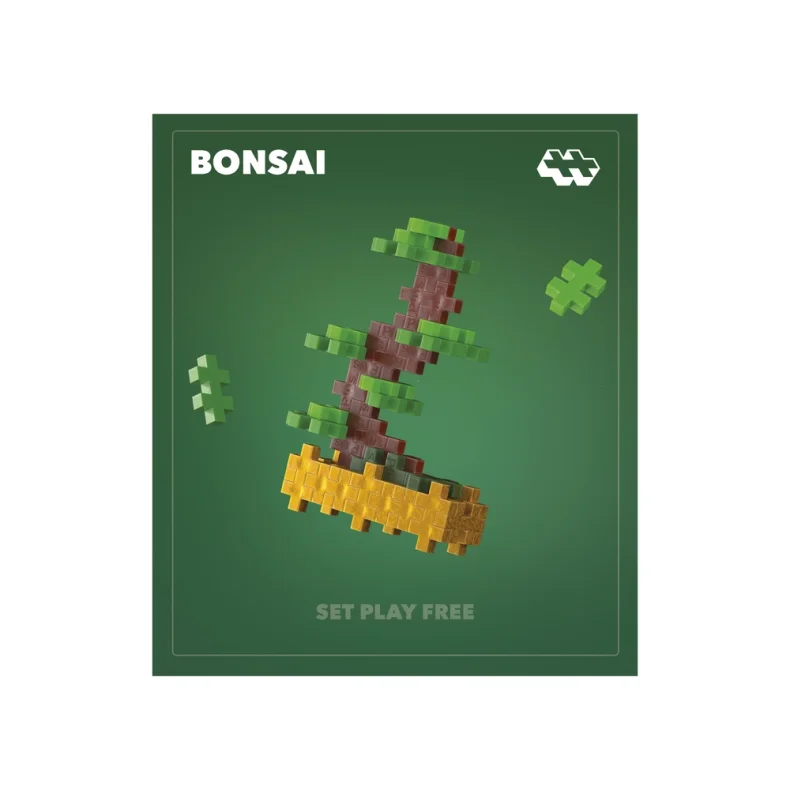 Plus-Plus Plant Packs - Green bonsai