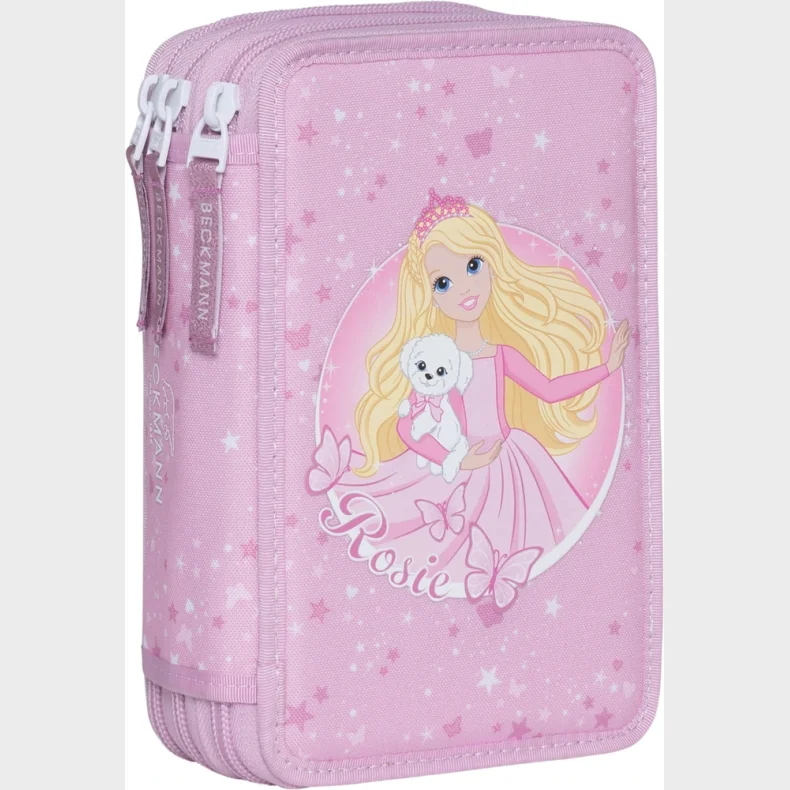 Penalhus Beckmann Triple Rosie M/Indhold